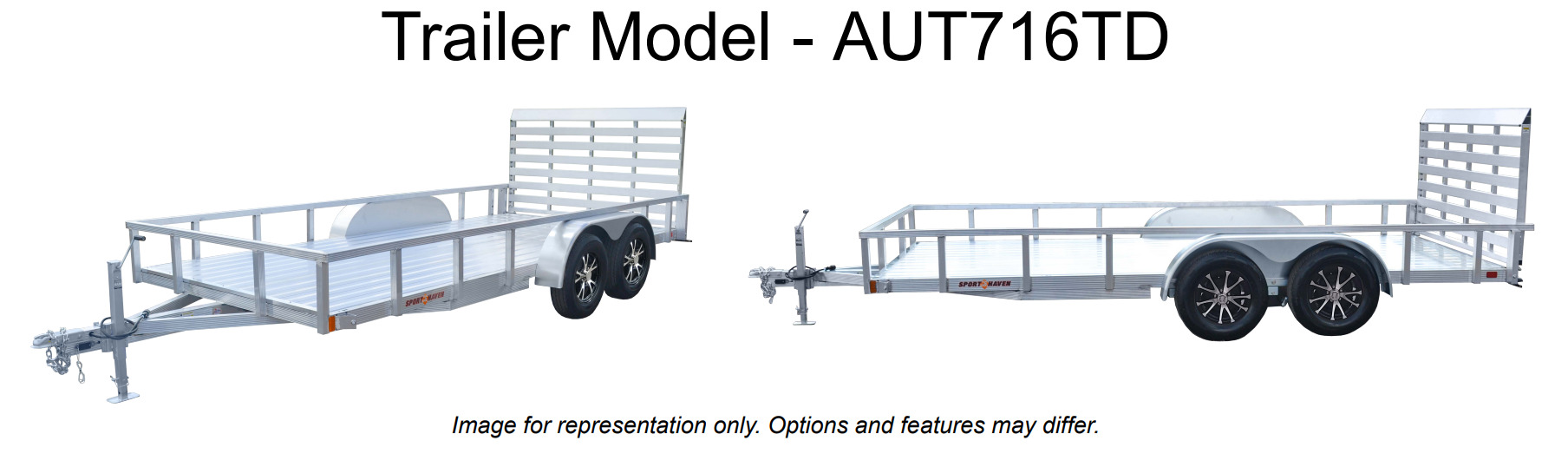 2024 Sporthaven Trailers AUT716TD in versailles IN