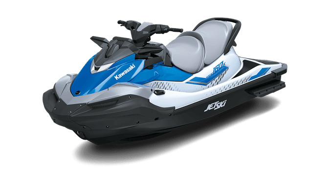 2026 Kawasaki JET SKI STX 160X Metallic Surf BlueCrystal White 160X in Laredo, TX