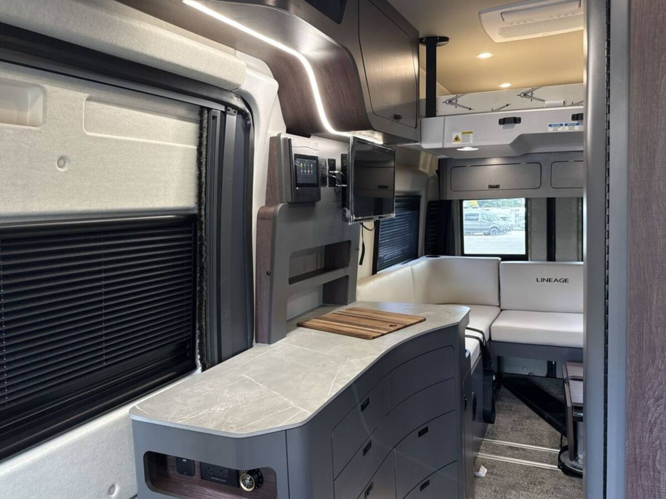 A photo of this 2026 Grand Design Lineage Series VP LVP1 *High Roof *StarLink *3Kw Invert