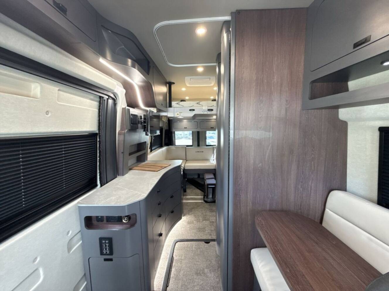 A photo of this 2026 Grand Design Lineage Series VP LVP1 *High Roof *StarLink *3Kw Invert