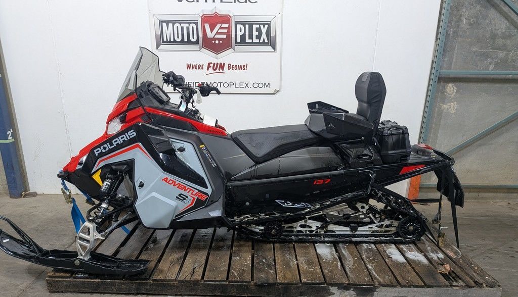 2025 Polaris® ProStar S4 INDY Adventure 137 Storm Gray / Indy Red PROSTAR S4 ADVENTURE 137 in sioux falls SD