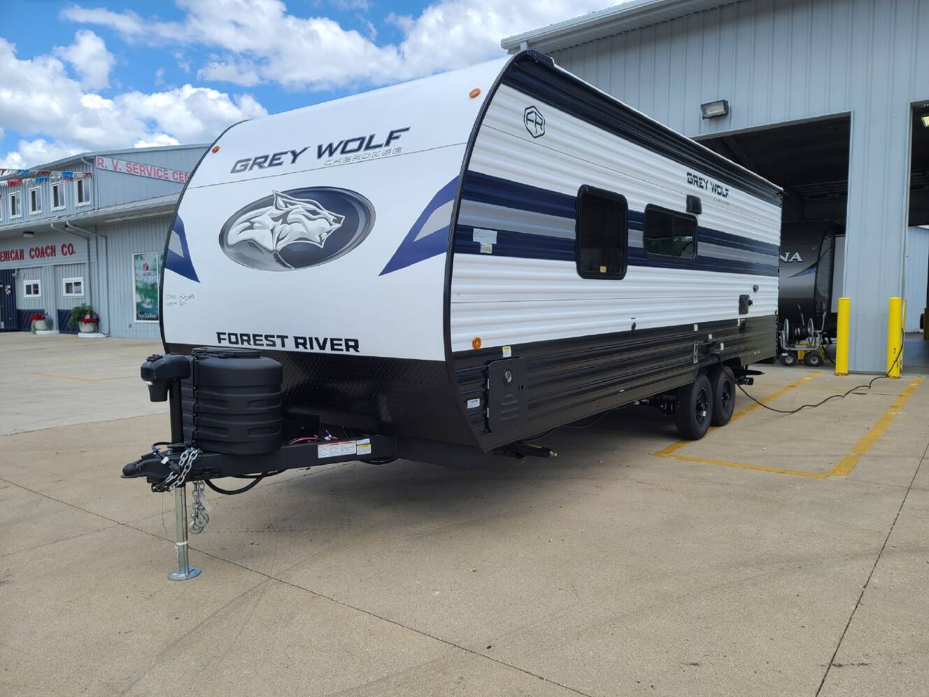 A photo of this 2027 Forest River Cherokee Grey Wolf 22MKSE