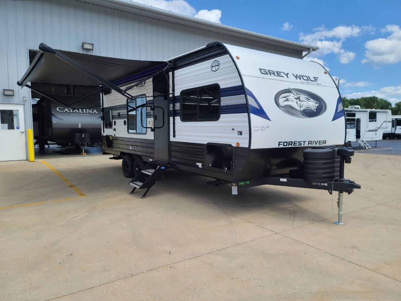 A photo of this 2027 Forest River Cherokee Grey Wolf 22MKSE