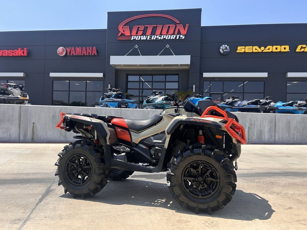2023 Can-Am Outlander X mr 1000R Liquid Titanium & Can-Am Red Recreation/Utility ATV