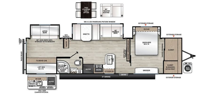 2027 Coachmen Catalina Legacy 343BHTS in lakeview OH