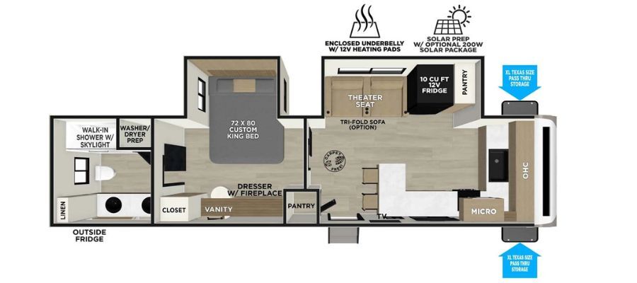 2027 Forest River Heritage Glen 261FKRB in lakeview OH