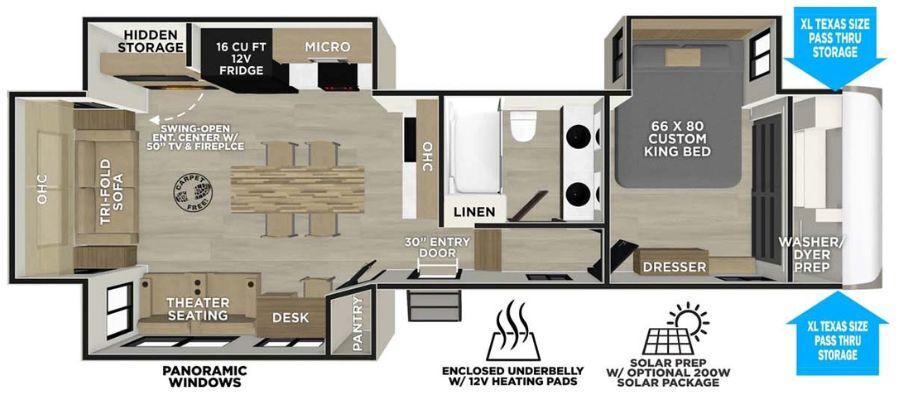 2027 Forest River Heritage Glen 321DRL in lakeview OH