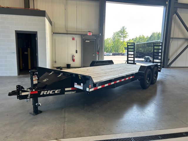 2026 RICE 7X20 Powder Coated 14K Lowpro Equipment Trailer W/ in Loudon, NH