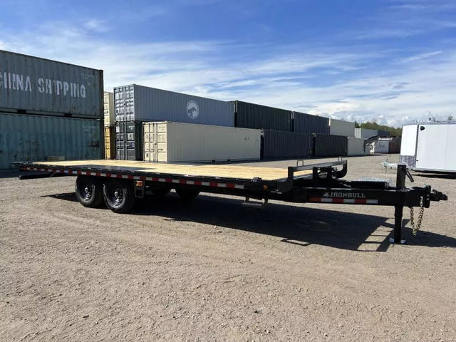 2026 IRON BULL 8.5X24 14K Deckover Tilt Equipment Trailer W/ D-Ri in Turner, ME