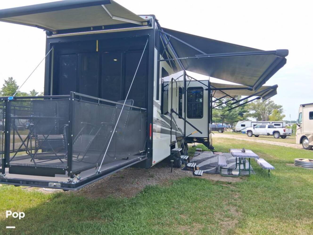 A photo of this 2024 Grand Design Momentum 395MS