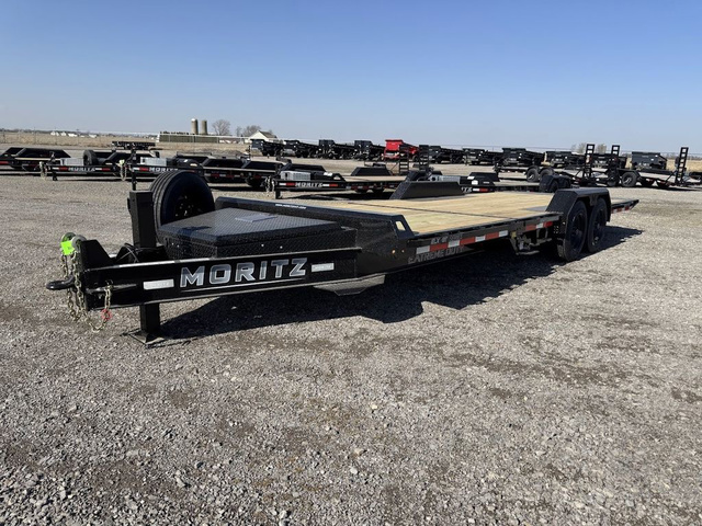 2026 Moritz International 7'X16'+6' GT 22.9K Tilt Equipment Trailer in Delphos, ME
