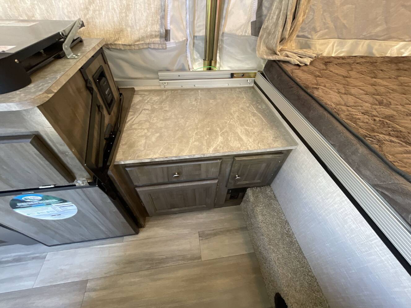 A photo of this 2022 Forest River ROCKWOOD ESP 2280BHESP