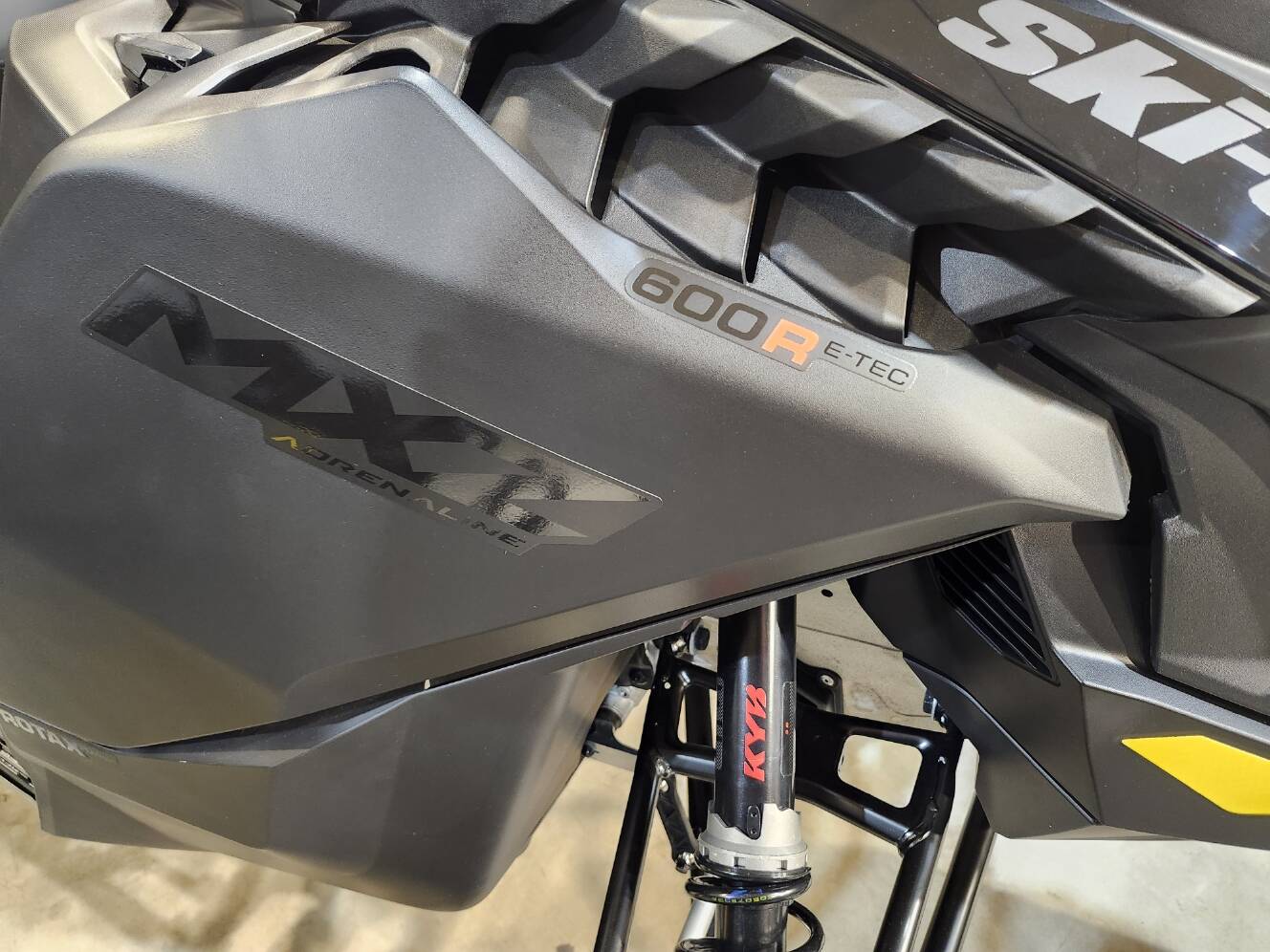 A photo of this 2026 Ski-Doo MXZ ADREN 600R 137 Black