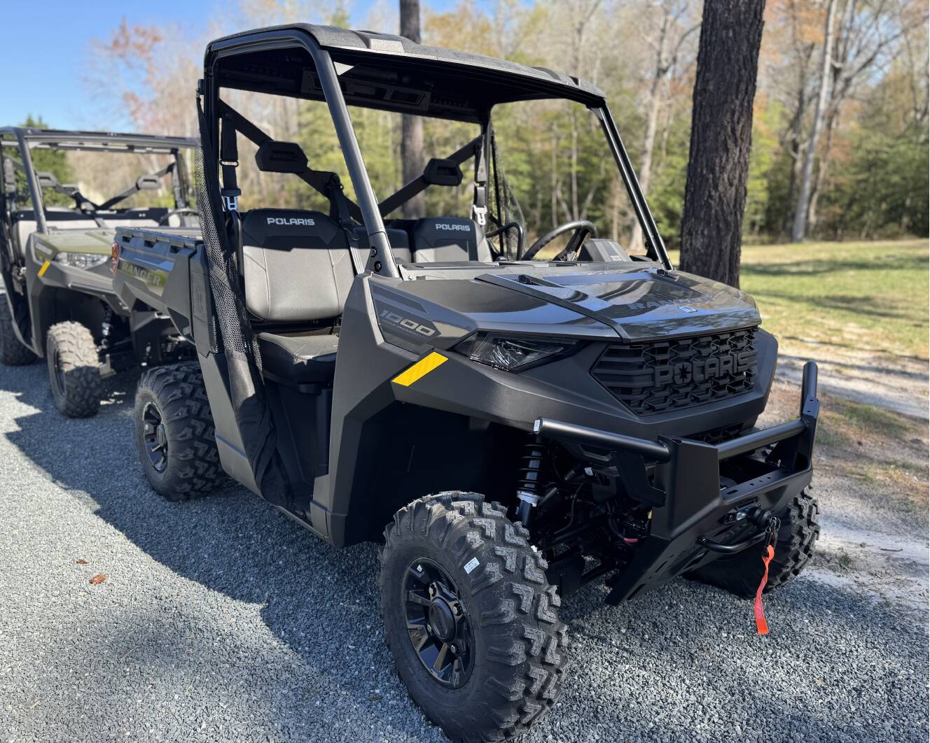 A photo of this 2026 Polaris Ranger 1000 Premium Mirage Beige