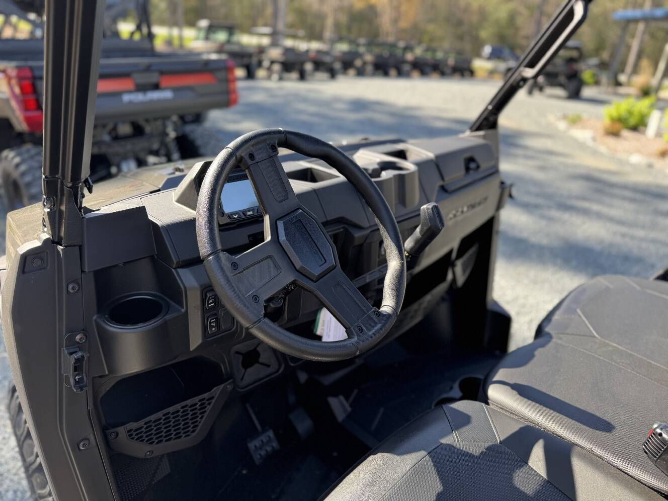 A photo of this 2026 Polaris Ranger 1000 Premium Mirage Beige