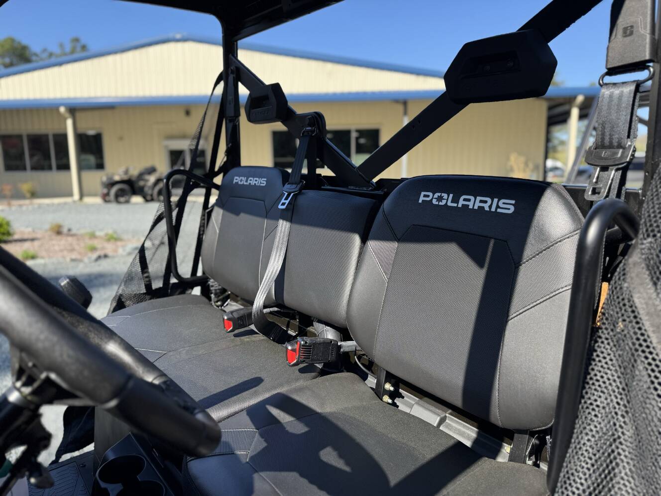 A photo of this 2026 Polaris Ranger 1000 Premium Mirage Beige