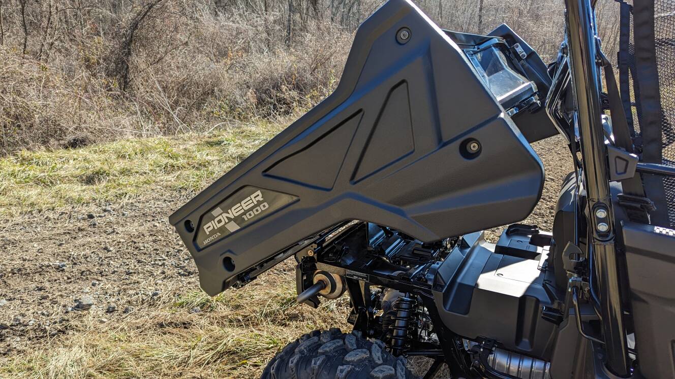 A photo of this 2024 Honda Pioneer 1000 Deluxe