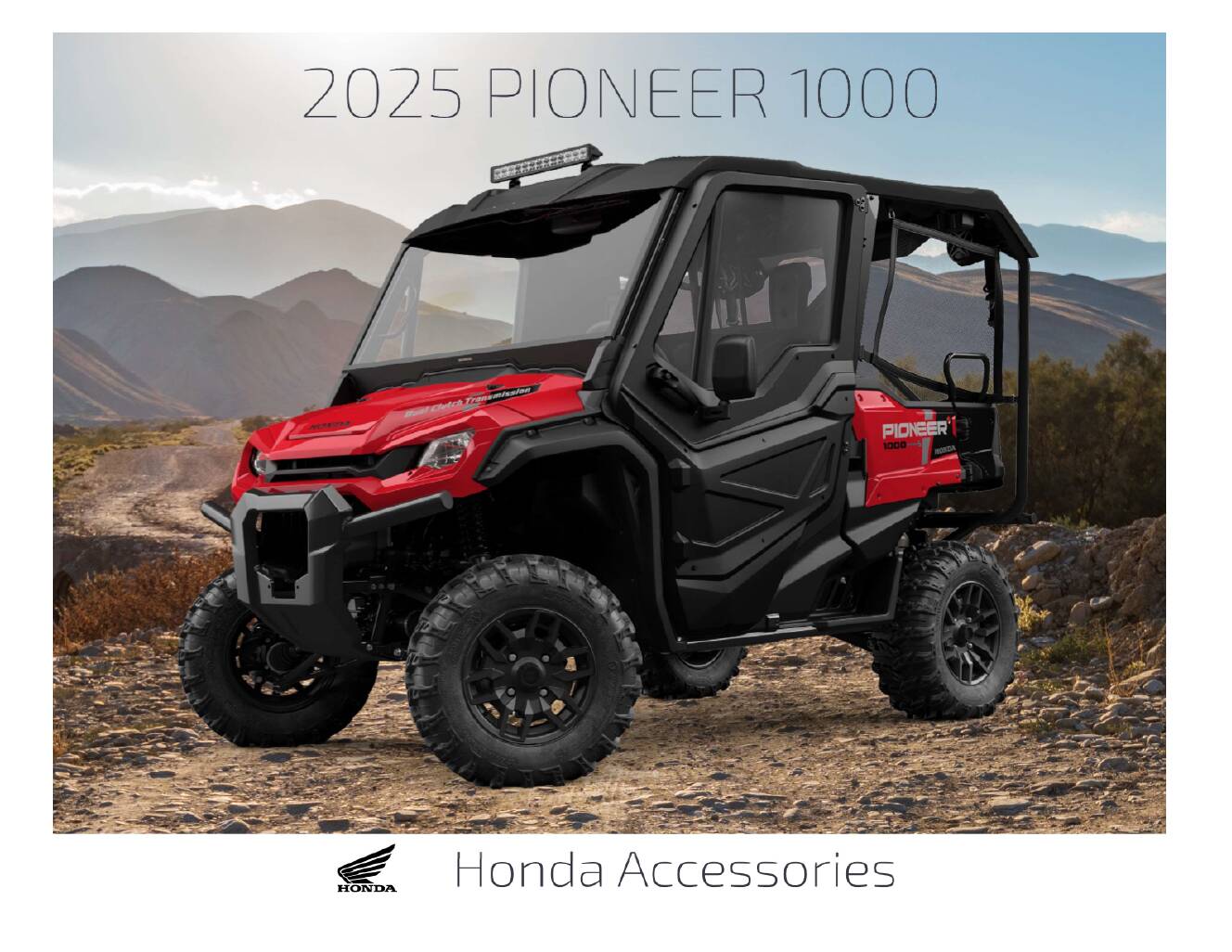 A photo of this 2025 Honda Pioneer 1000-6 Crew Deluxe