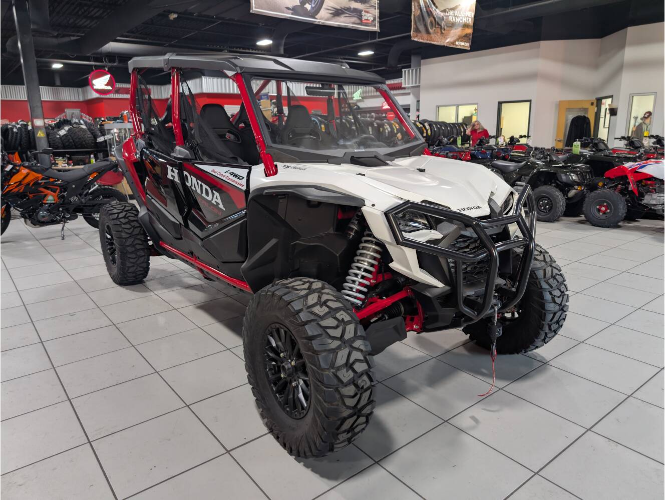 A photo of this 2024 Honda Talon 1000R-4 FOX Live Valve Turbo