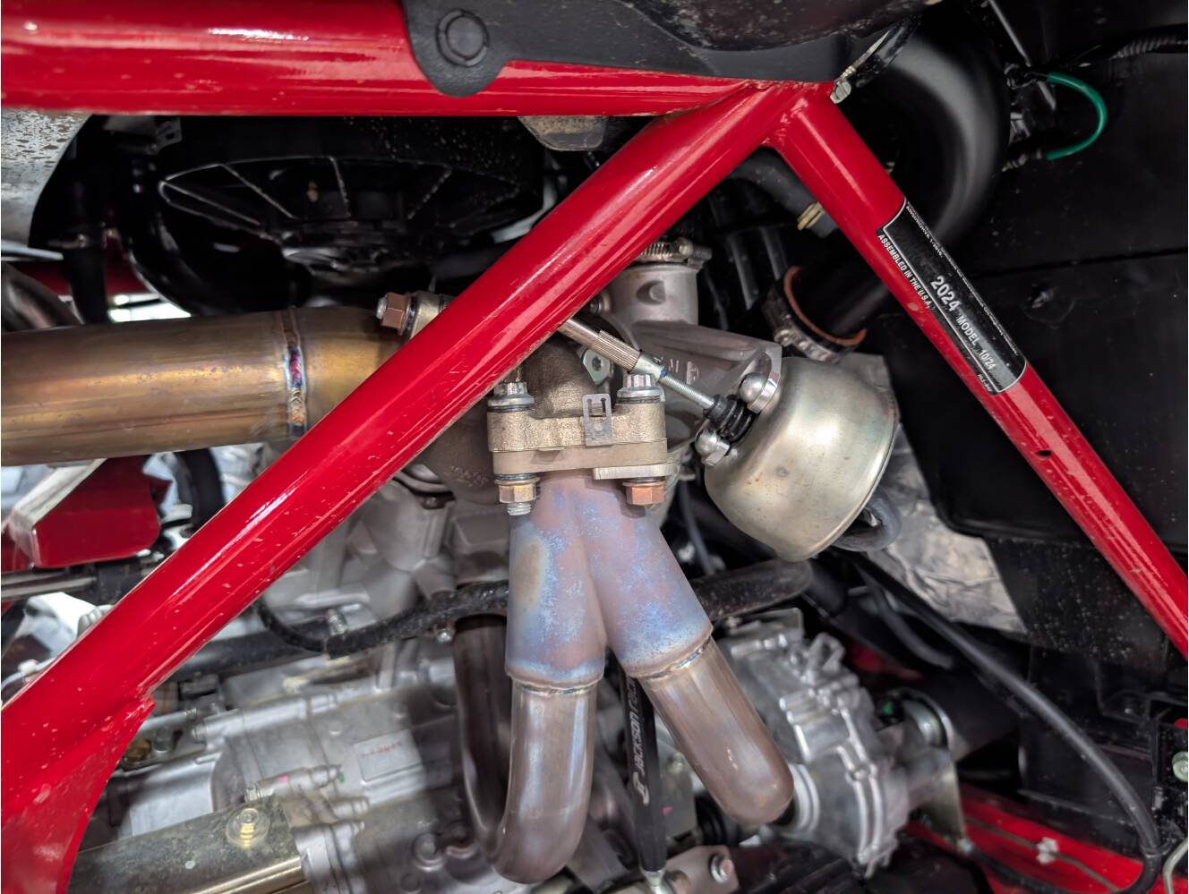 A photo of this 2024 Honda Talon 1000R-4 FOX Live Valve Turbo