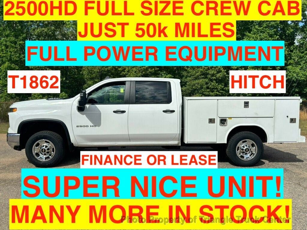 2024 CHEVROLET 2500HD CREW UTILITY JUST 50k MILES! 6.6 GAS POWER! in Franklinton, NC