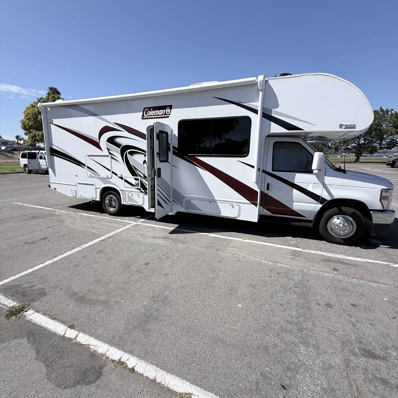 A photo of this 2024 Thor Motor Coach COLEMAN 27CM
