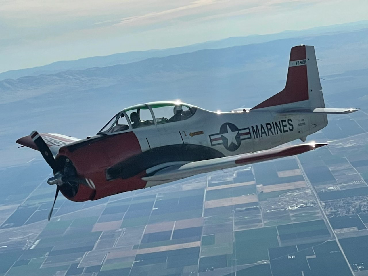 1955 North American Aviation T28B in dana point CA