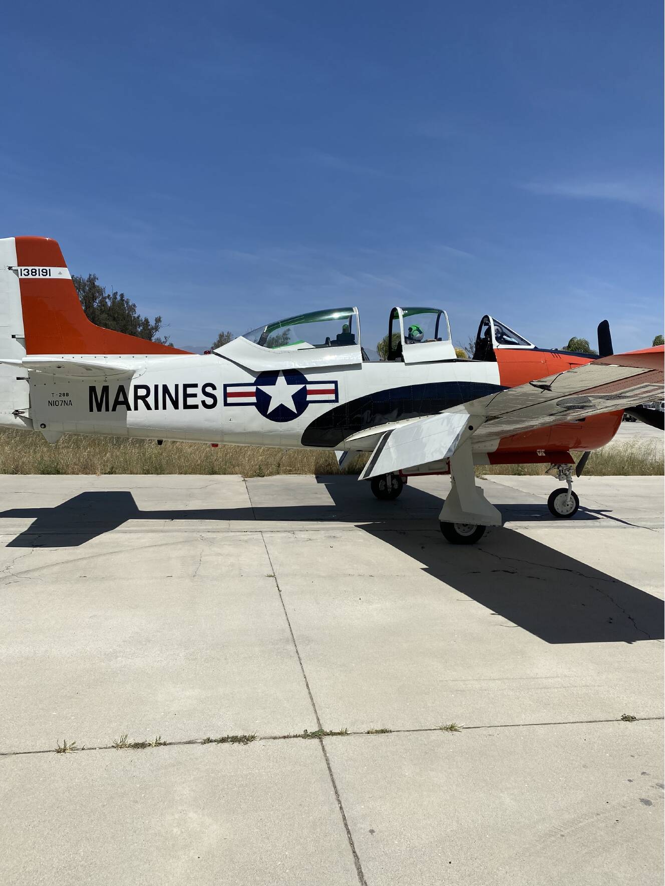 A photo of this 1955 North American Aviation T28B