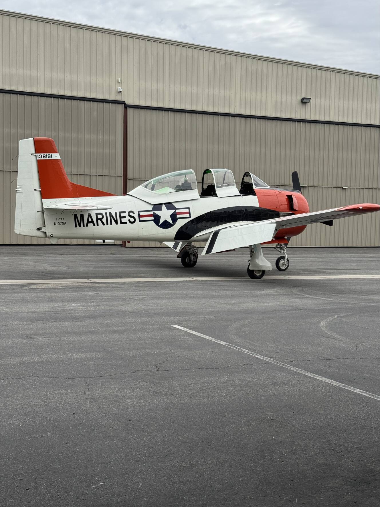 A photo of this 1955 North American Aviation T28B