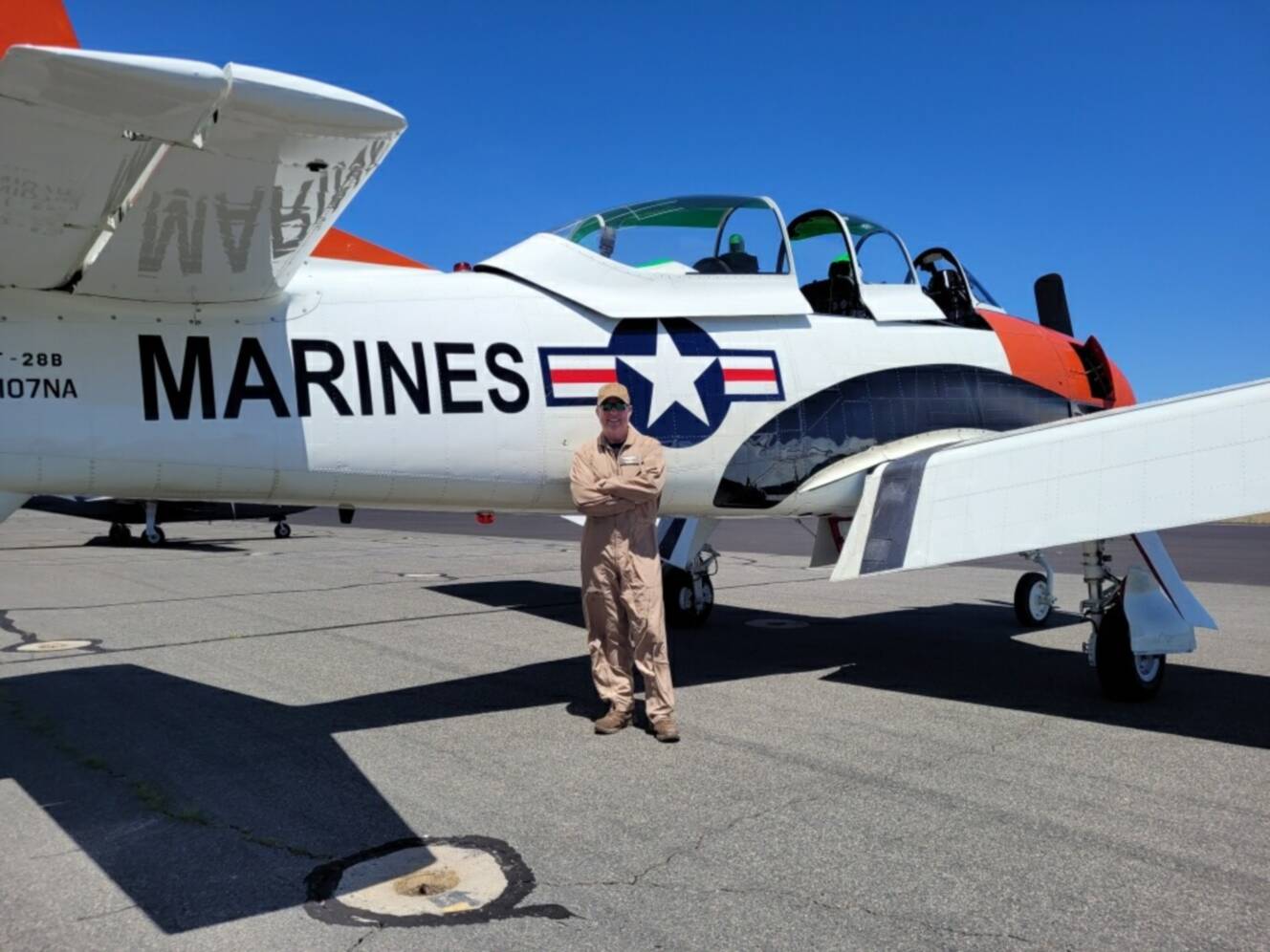 A photo of this 1955 North American Aviation T28B
