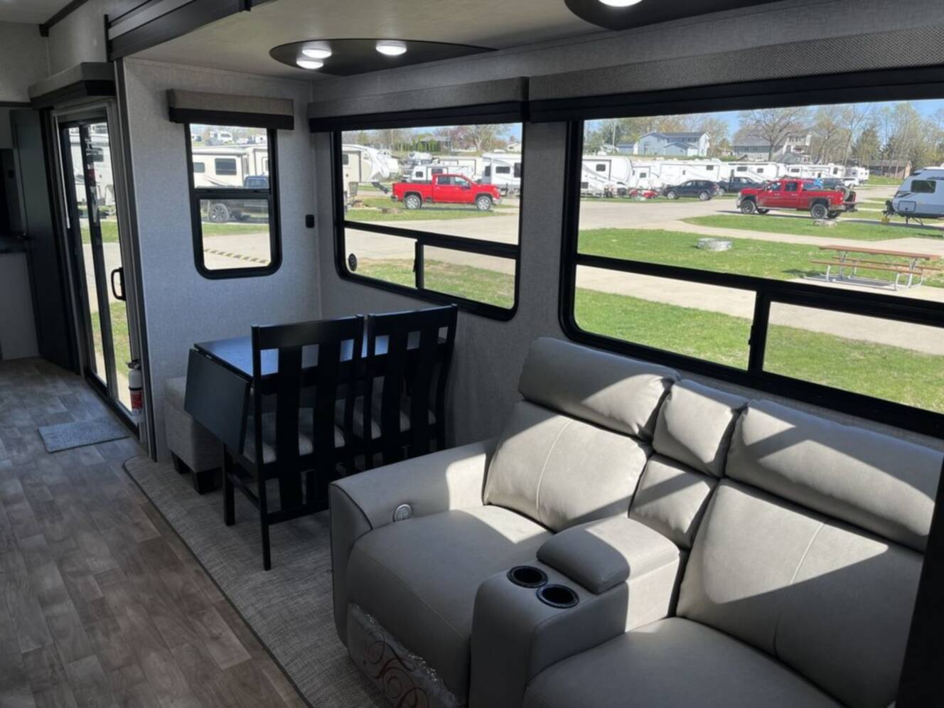 A photo of this 2024 Crossroads Rv Hampton HP378DBB