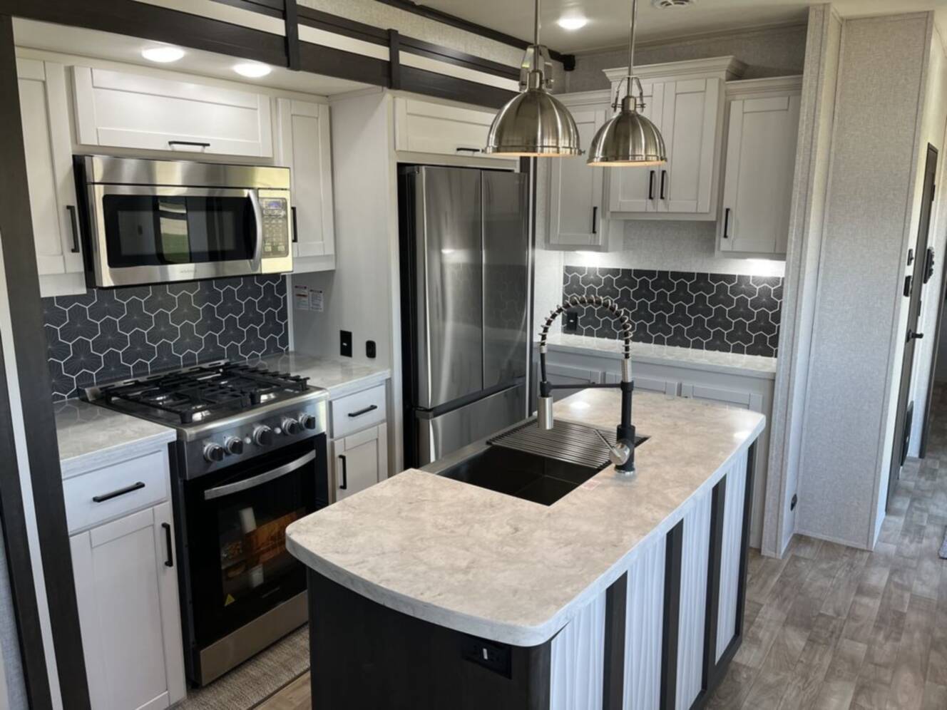 A photo of this 2024 Crossroads Rv Hampton HP378DBB