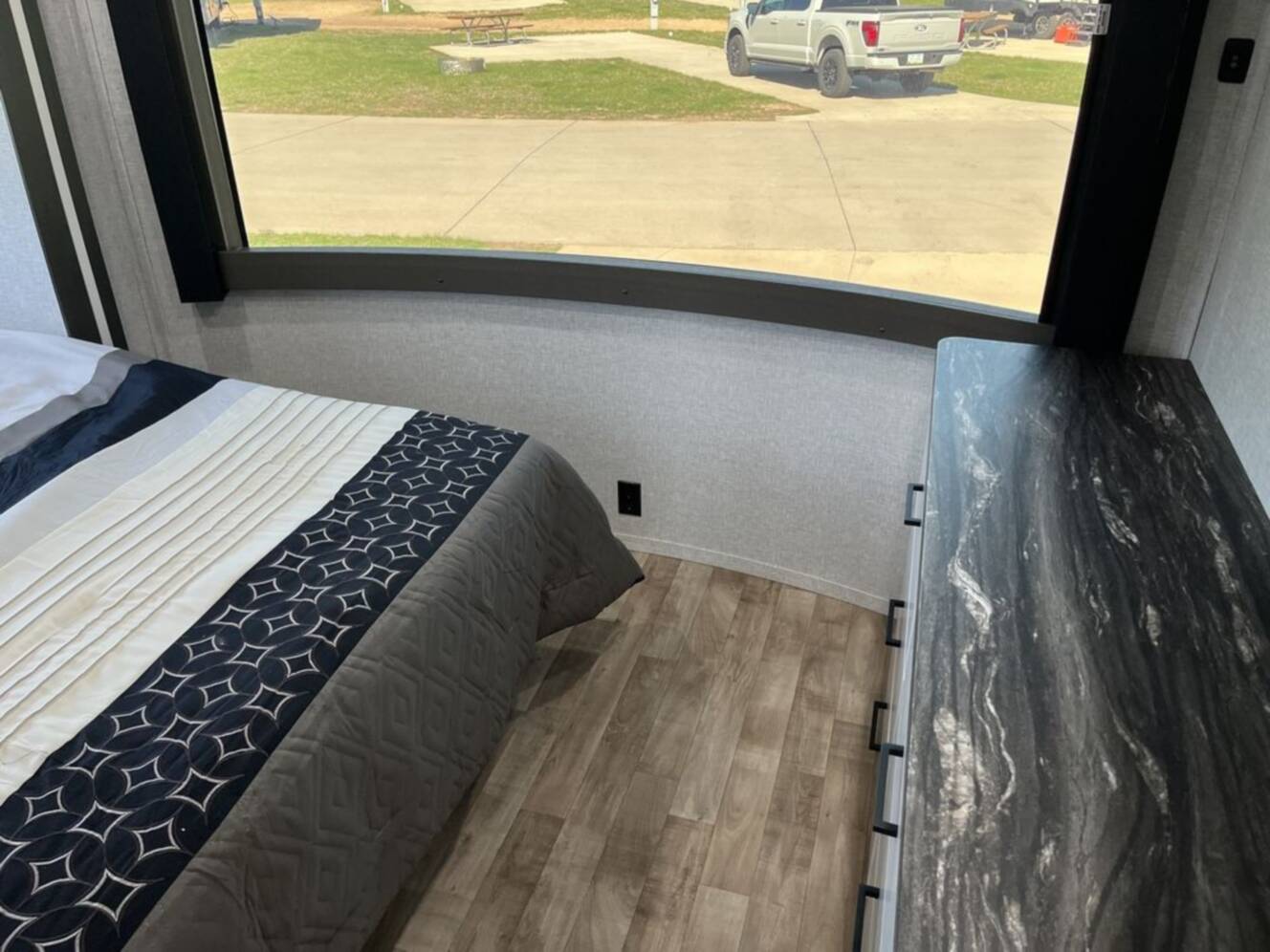 A photo of this 2024 Crossroads Rv Hampton HP378DBB