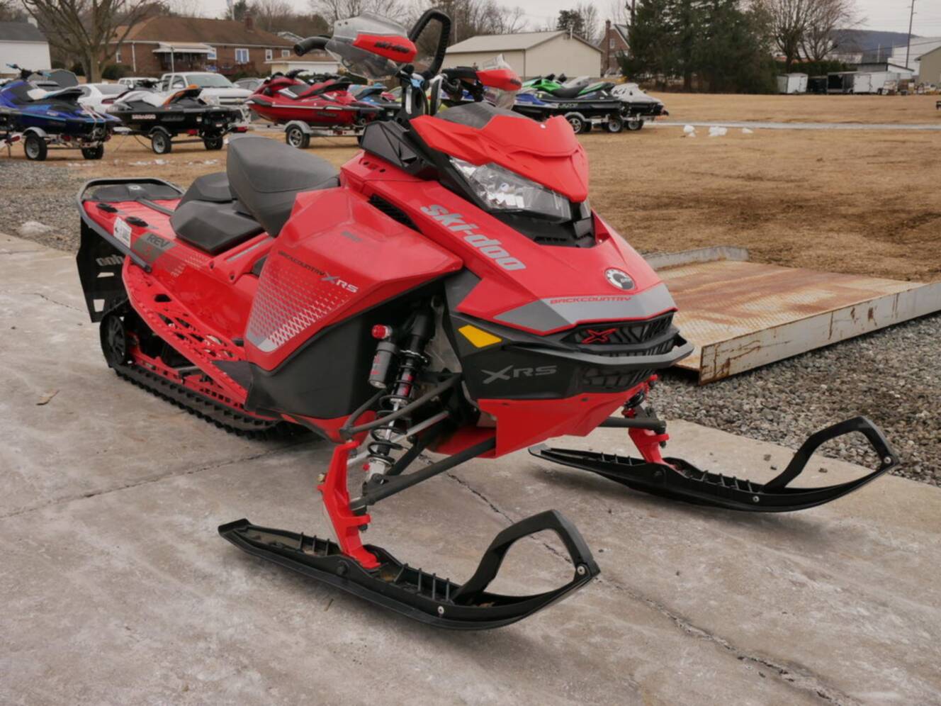 A photo of this 2019 Ski-Doo Backcountry X-RS® 850 E-TEC SS Ice Cobra 1.6 Lava R