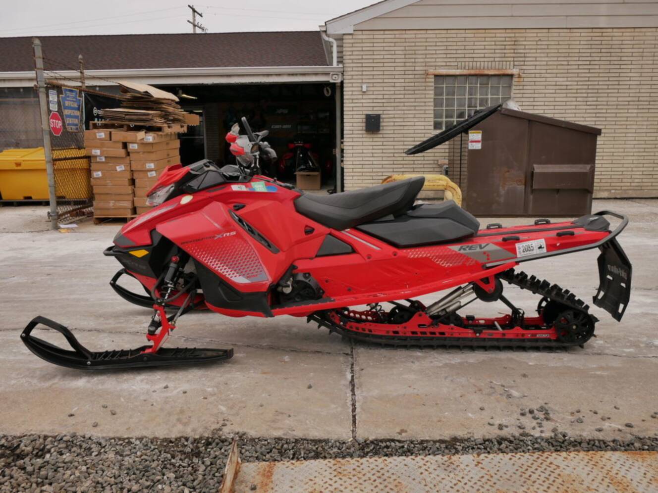 A photo of this 2019 Ski-Doo Backcountry X-RS® 850 E-TEC SS Ice Cobra 1.6 Lava R