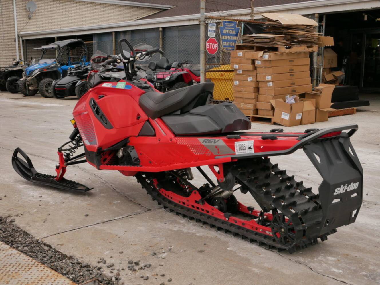 A photo of this 2019 Ski-Doo Backcountry X-RS® 850 E-TEC SS Ice Cobra 1.6 Lava R
