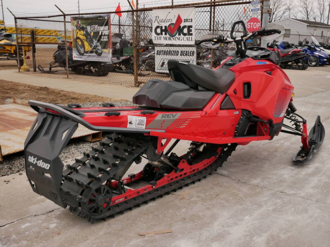 A photo of this 2019 Ski-Doo Backcountry X-RS® 850 E-TEC SS Ice Cobra 1.6 Lava R