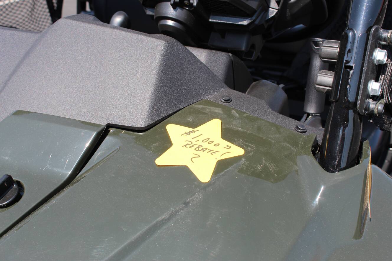 A photo of this 2026 Honda Pioneer 700 Deluxe