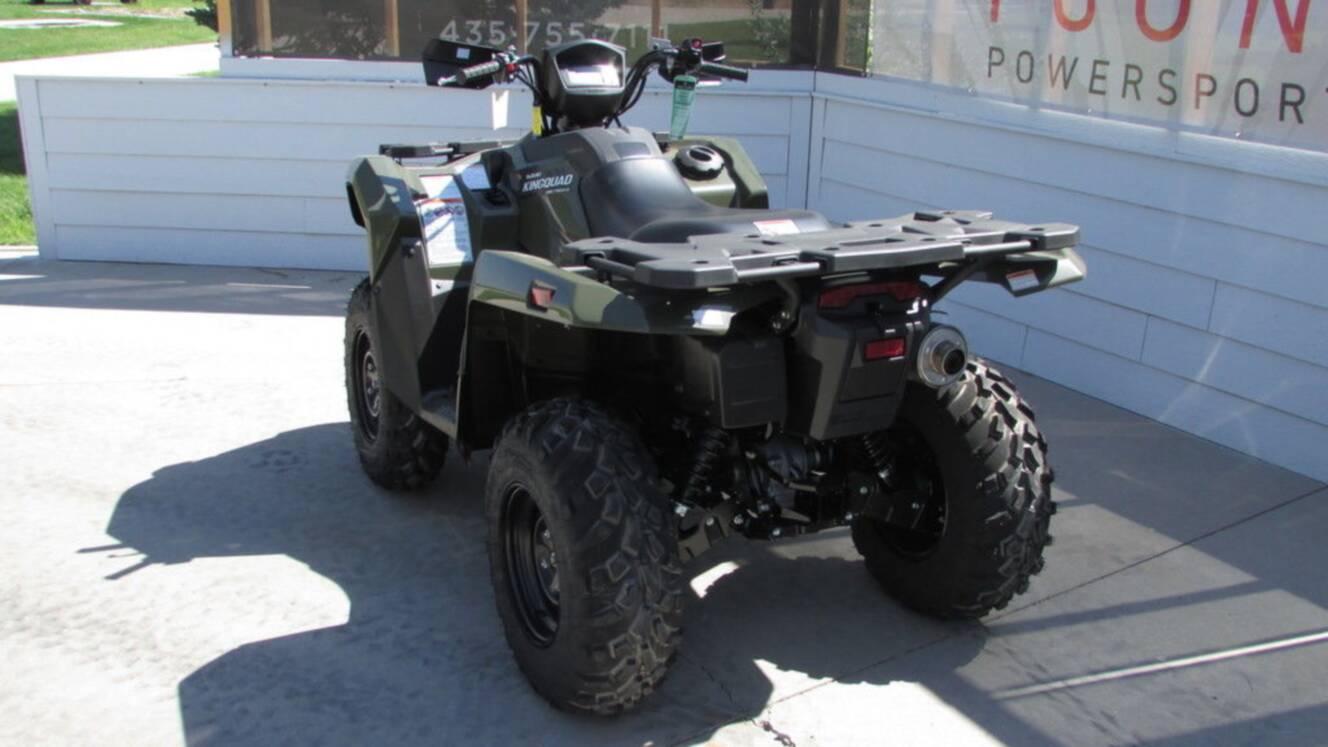 A photo of this 2025 Suzuki KingQuad 750AXi Power Steering