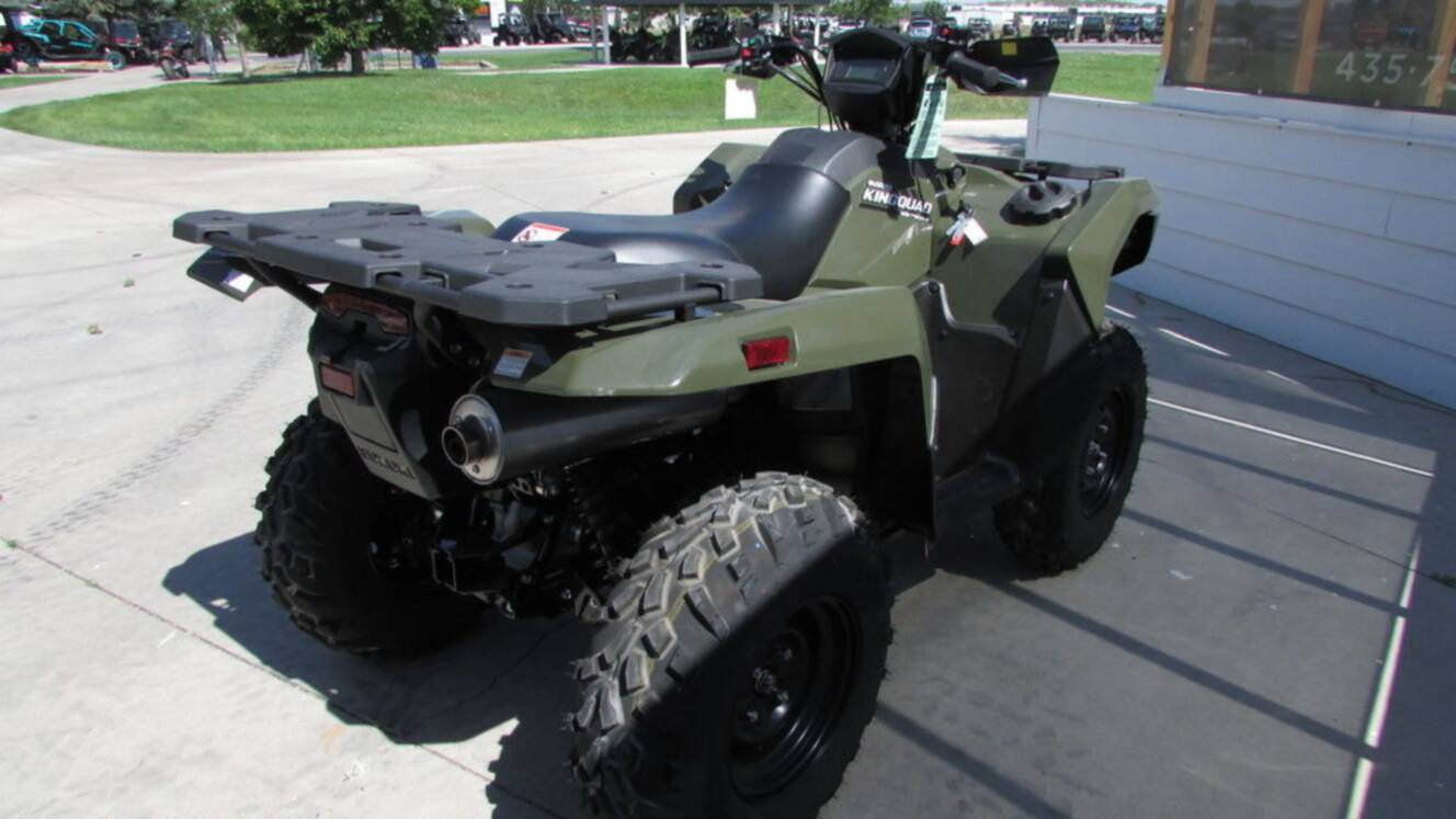 A photo of this 2025 Suzuki KingQuad 750AXi Power Steering