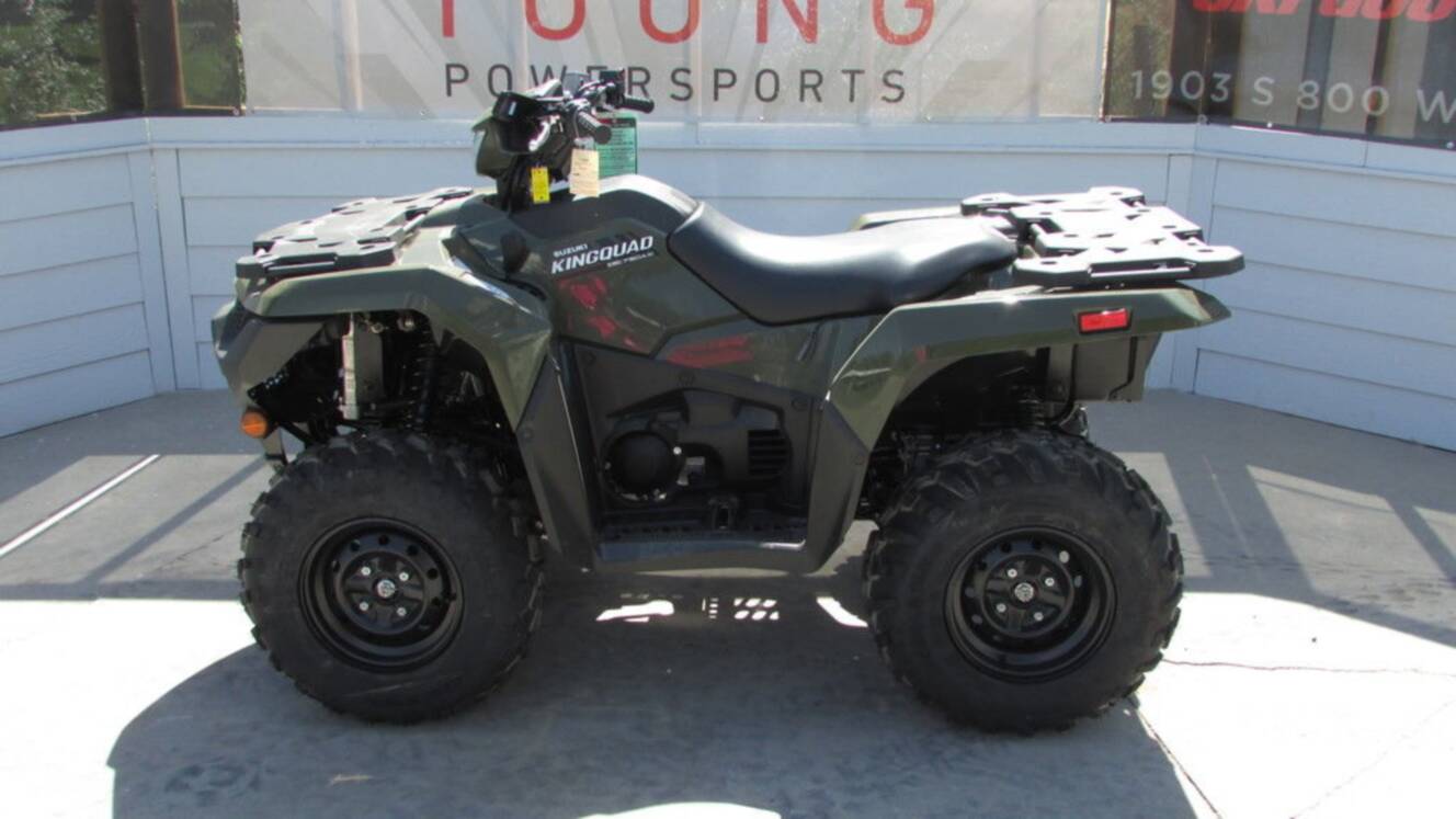 A photo of this 2025 Suzuki KingQuad 750AXi Power Steering