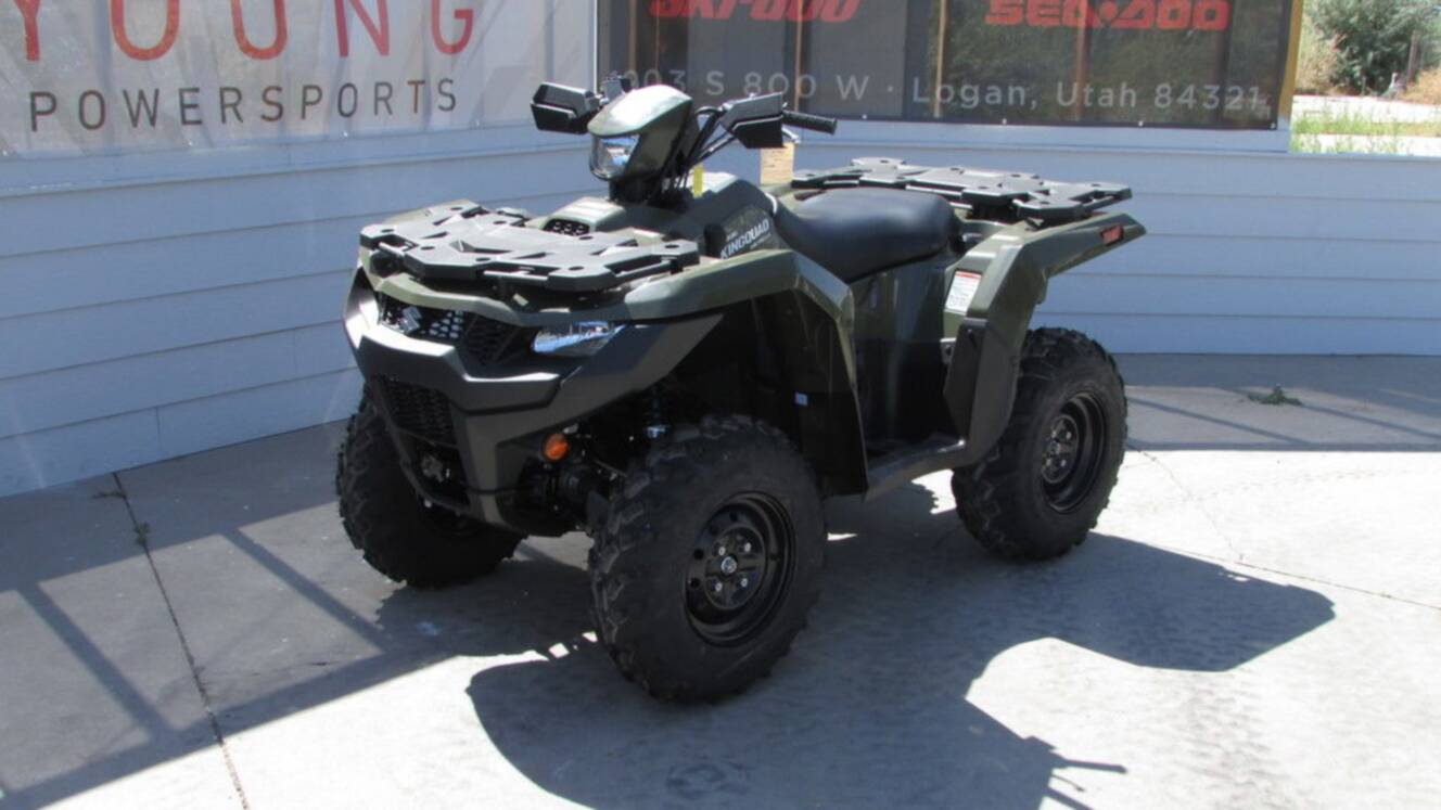 A photo of this 2025 Suzuki KingQuad 750AXi Power Steering