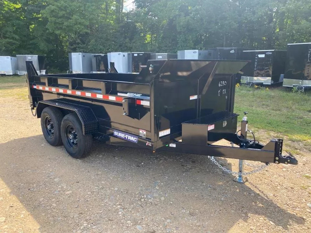 2026 SURE-TRAC 7X12 Low Profile 12K Dump Trailer in Loudon, NH