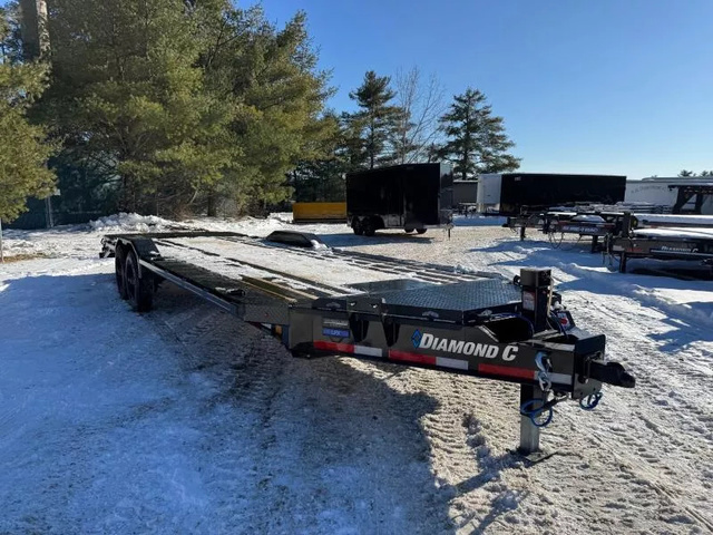2026 DIAMOND C 8.5X24 Powder Coated 20K Full Width Lowpro Equipme in Loudon, NH