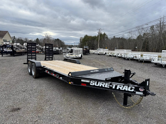 2026 SURE-TRAC 7X20 Powder Coated 22K Pro-Series Equipment Traile in Loudon, NH