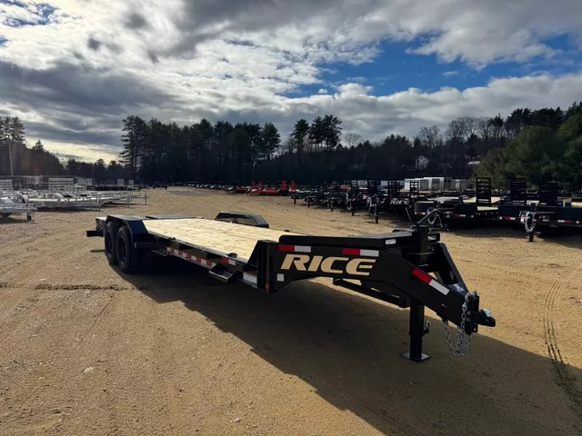 2025 RICE 7X20+4 Pro Max 16K Equipment Trailer W/Full Width in Loudon, NH