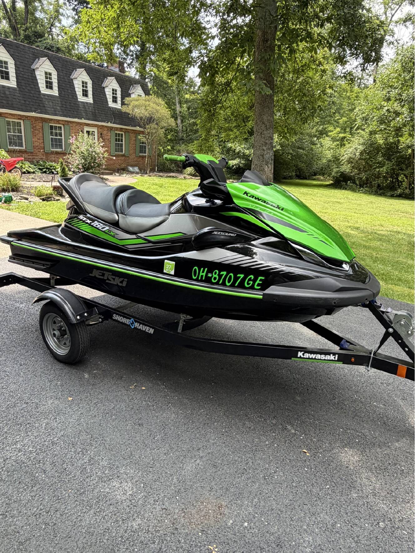 A photo of this 2021 Kawasaki JET SKI STX 160LX