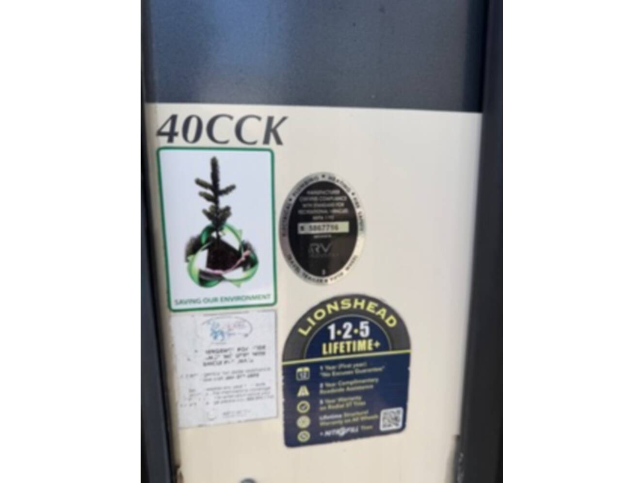 A photo of this 2021 Forest River CEDAR CREEK 40CCK