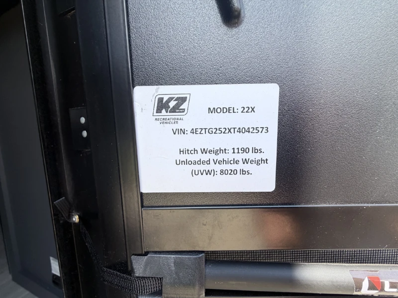 2026 KZ RV Sportster X 22X