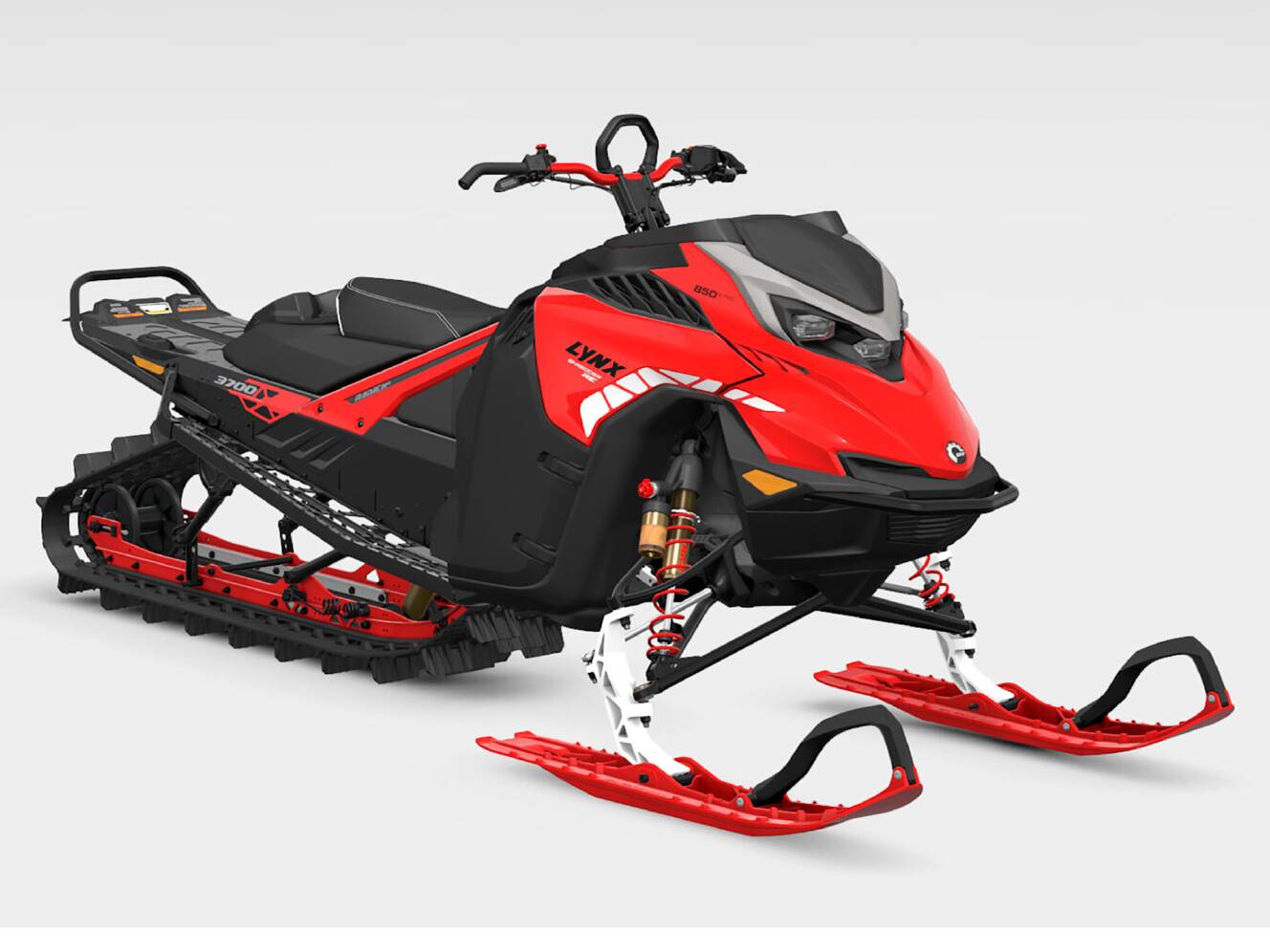 A photo of this 2026 Lynx Shredder RE 3700 850 E-TEC PowderMax SHOT